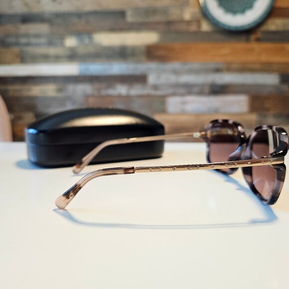 Coach Pink Tortoise 56635M Sunglasses - Picture 5 of 6